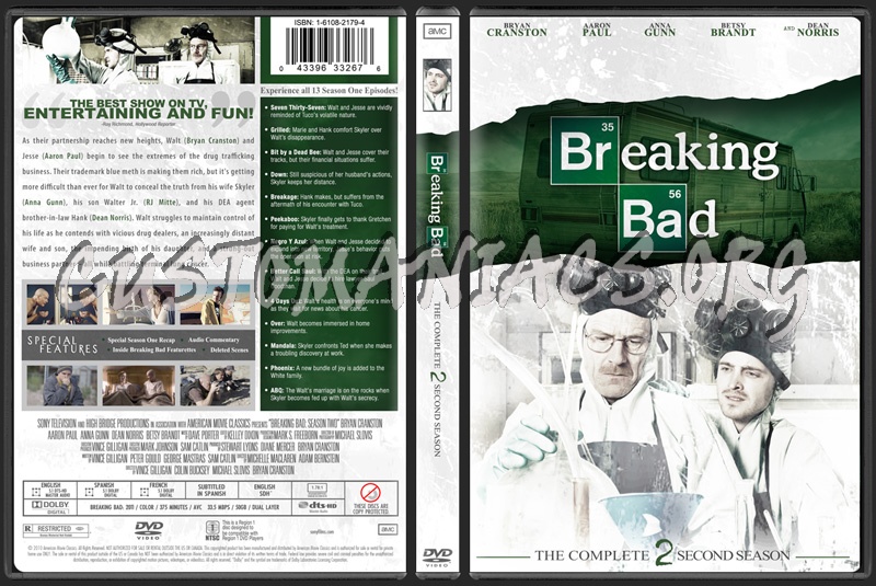 Breaking Bad Season 2 dvd cover