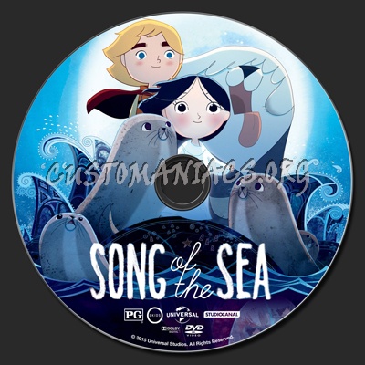 Song Of The Sea (2014) dvd label