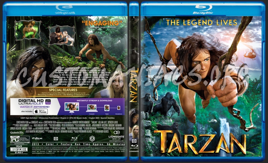 Tarzan (2013) dvd cover