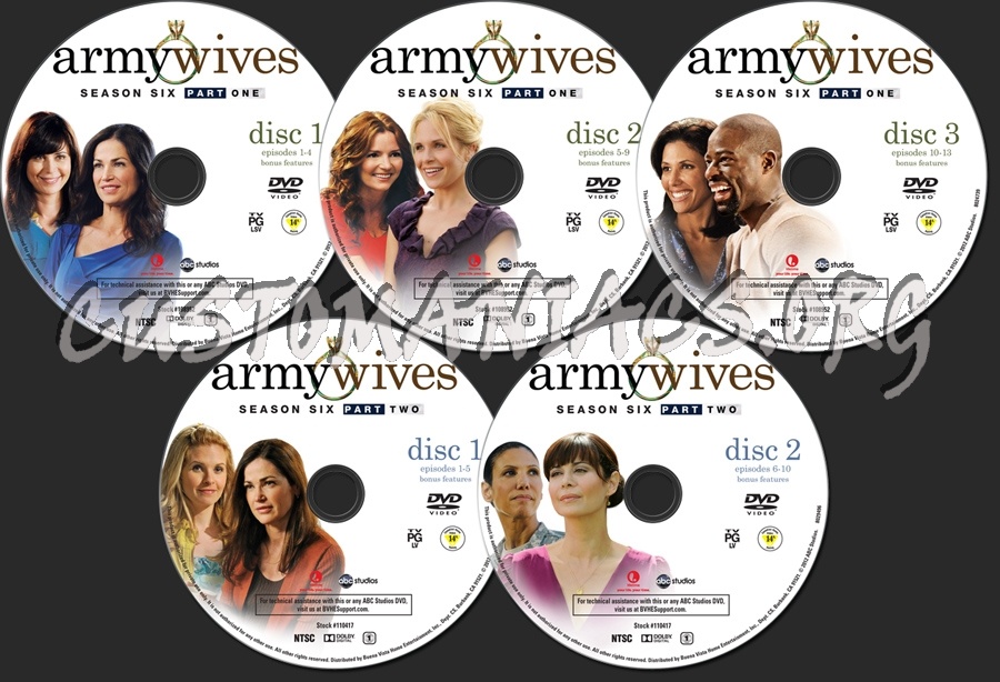 Army Wives Season 6 dvd label