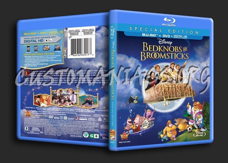 Bedknobs and Broomsticks blu-ray cover