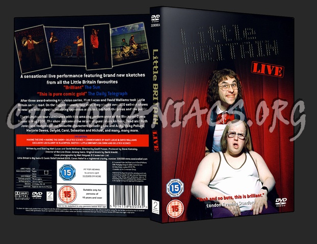 Little Britain Live dvd cover