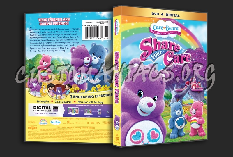 Care Bears Share Your Care dvd cover