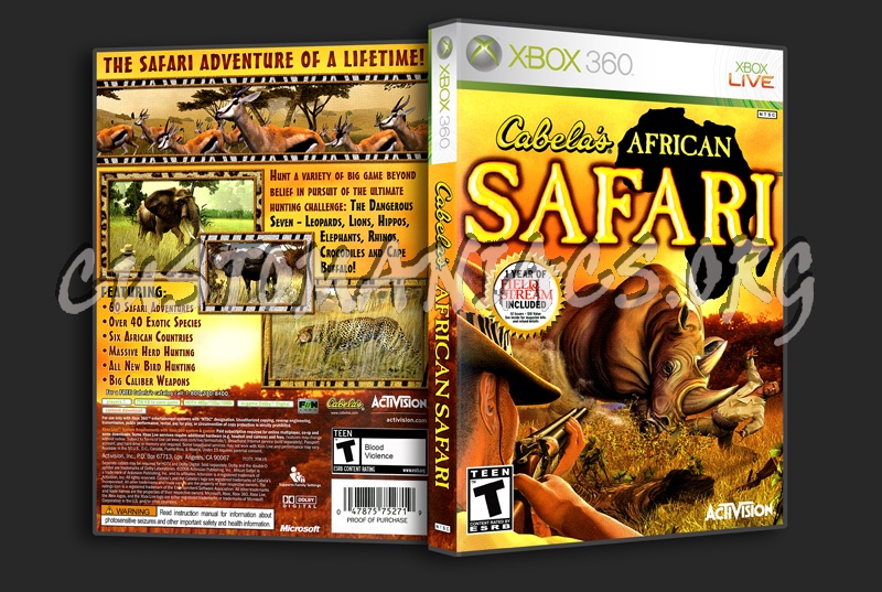 Cabela's African Safari dvd cover