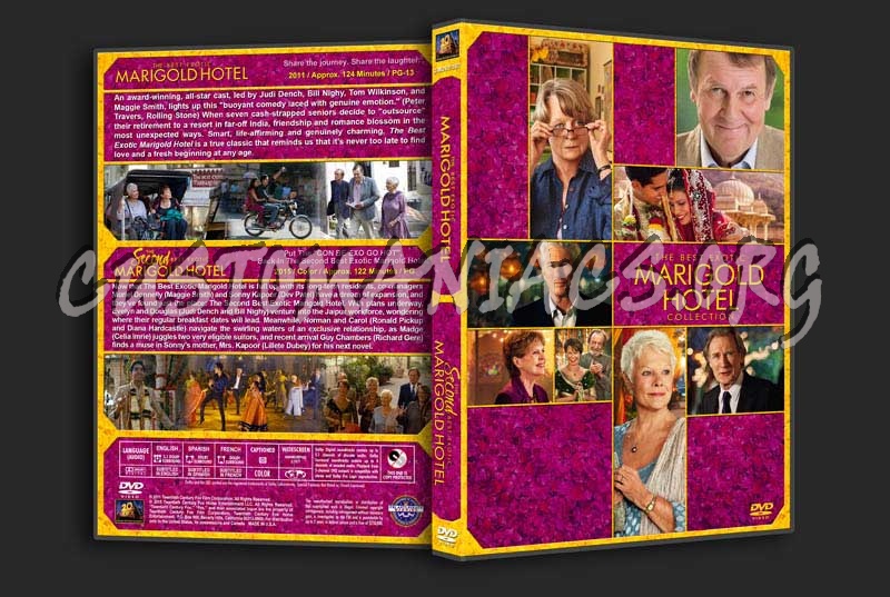 The Best / Second Best Exotic Marigold Hotel Collection dvd cover