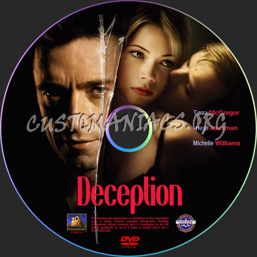 Deception dvd label