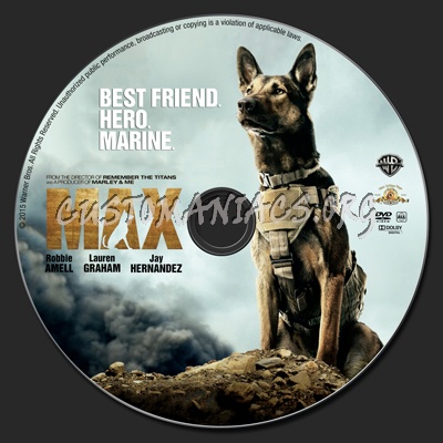 Max dvd label