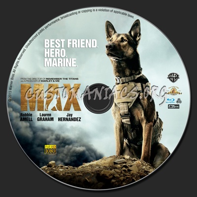 Max blu-ray label