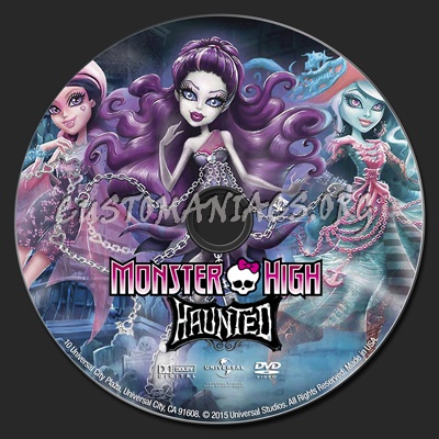 Monster High: Haunted dvd label