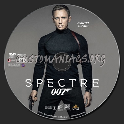 Spectre dvd label