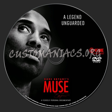 Kobe Bryant's Muse dvd label