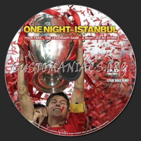 One Night in Istanbul dvd label