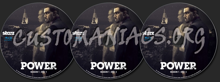 Power Season 1 blu-ray label