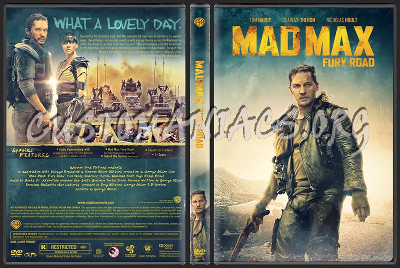 Mad Max: Fury Road dvd cover