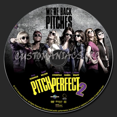 Pitch Perfect 2 dvd label