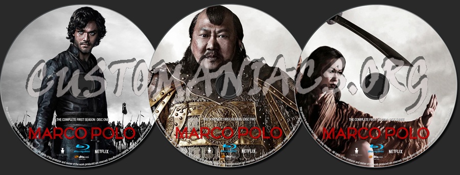 Marco Polo Season 1 blu-ray label