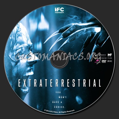 Extraterrestrial (2014) dvd label