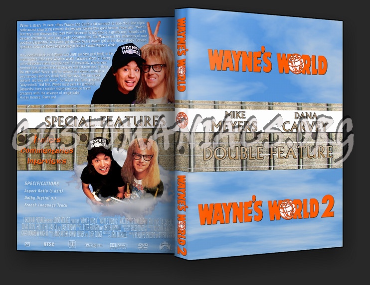Wayne's World Double Feature dvd cover
