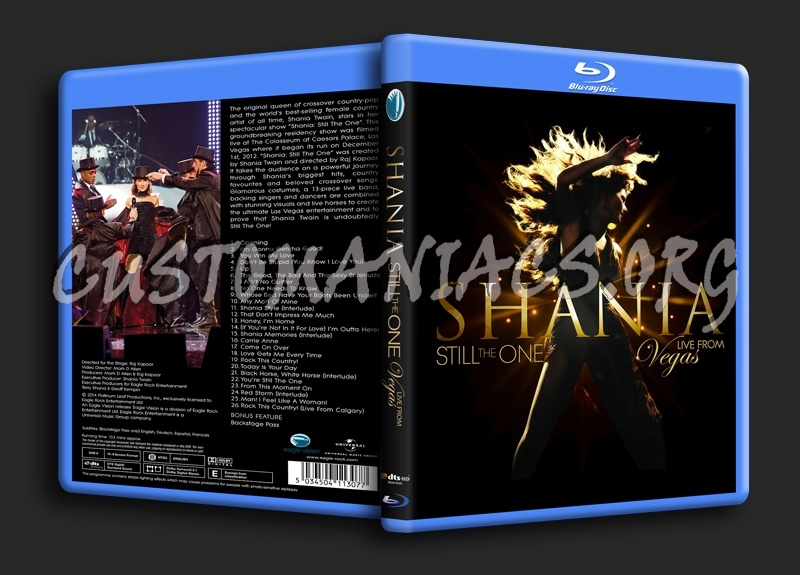 Shania Twain: Still The One  Live From Vegas blu-ray cover