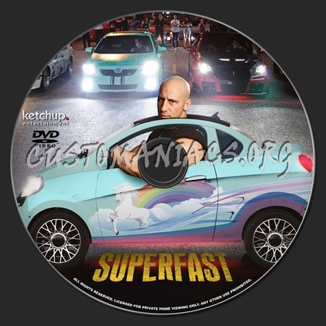 Superfast dvd label