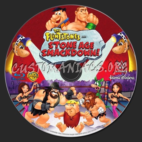 The Flintstones and Stoneage Smackdown! blu-ray label