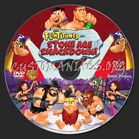 The Flintstones and Stoneage Smackdown! dvd label