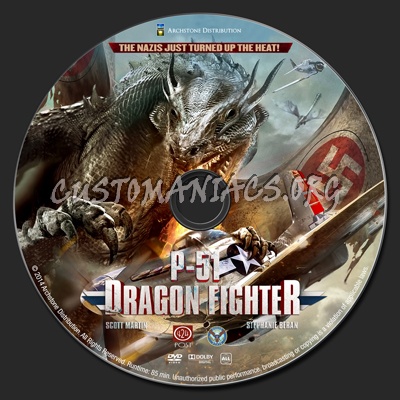 P-51 Dragon Fighter dvd label