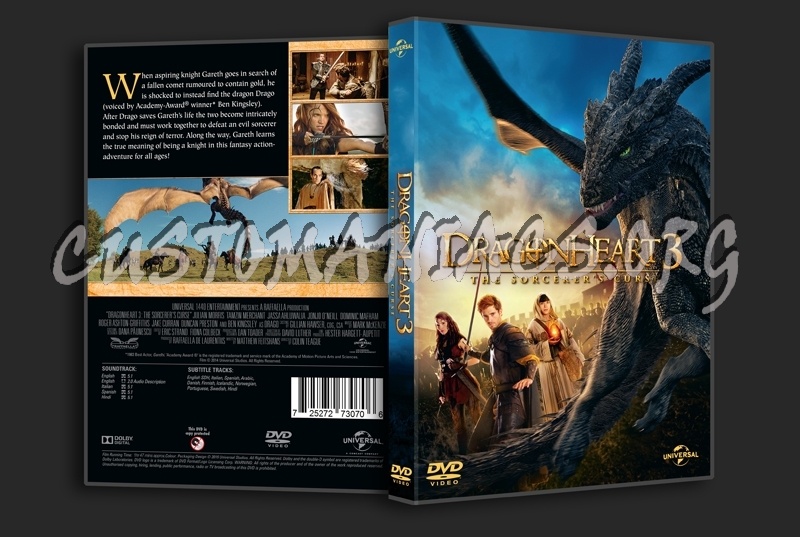 Dragonheart 3 The Sorcerer's Curse dvd cover