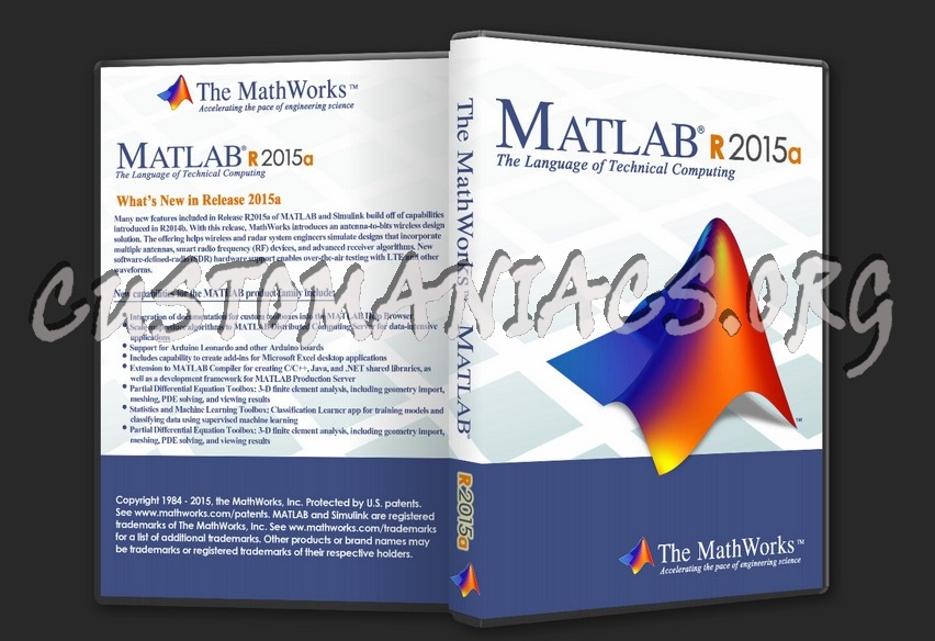 Mathworks MATLAB R2015a dvd cover