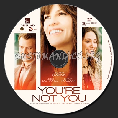 You're Not You dvd label