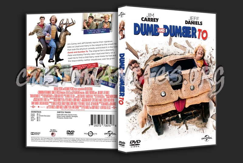 Dumb and Dumber To dvd cover