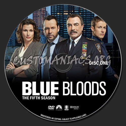 Blue Bloods Season 5 dvd label