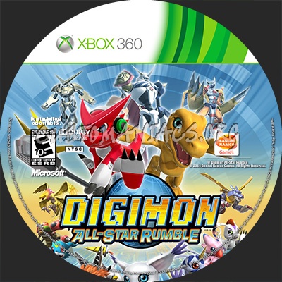 Digimon Allstar Rumble dvd label