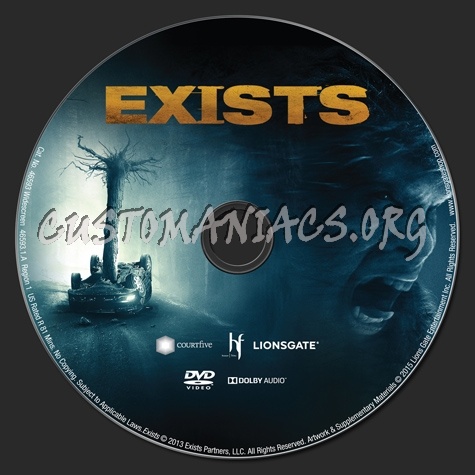 Exists dvd label