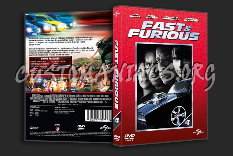 Fast & Furious 4 dvd cover