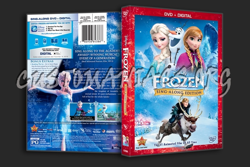 Frozen Sing-Along Edition dvd cover