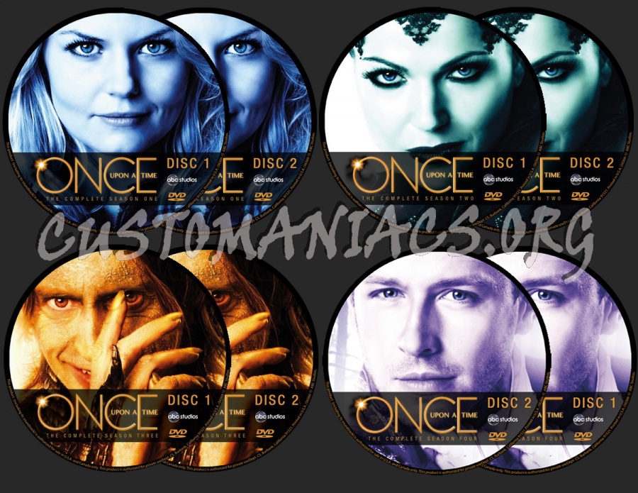 Once Upon A Time dvd label