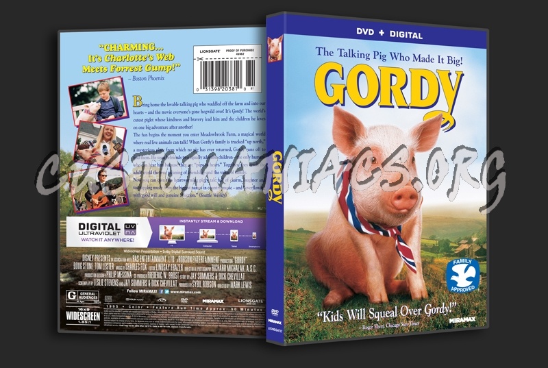 Gordy dvd cover
