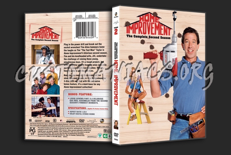 Home Improvement Season 2 dvd cover