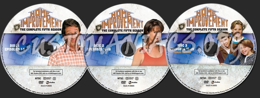 Home Improvement Season 5 dvd label