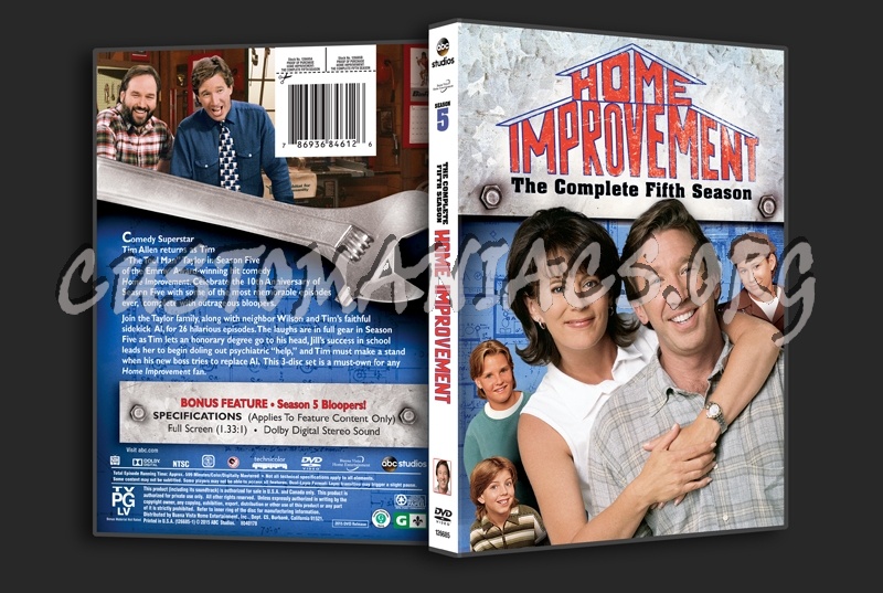 Home Improvement Season 5 dvd cover