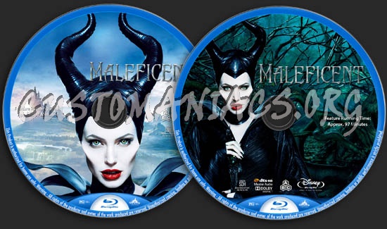 Maleficent blu-ray label