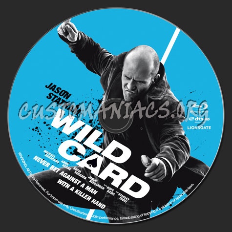 Wild Card blu-ray label