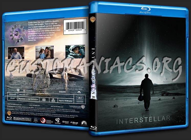 Interstellar blu-ray cover