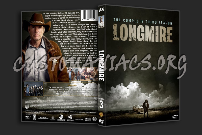 Longmire - Season 3 dvd cover