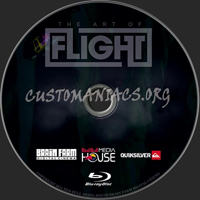 The Art of Flight blu-ray label