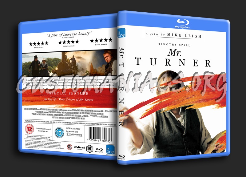Mr. Turner blu-ray cover