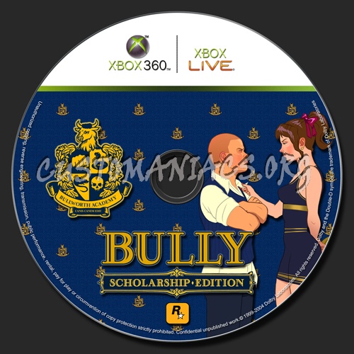 Bully Scholarship Edition dvd label