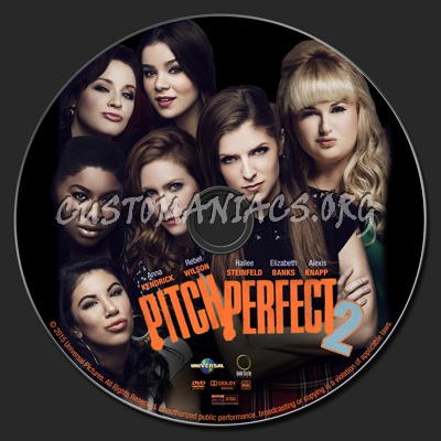 Pitch Perfect 2 dvd label