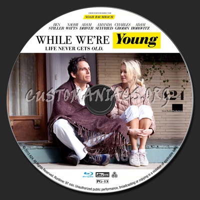 While We're Young blu-ray label